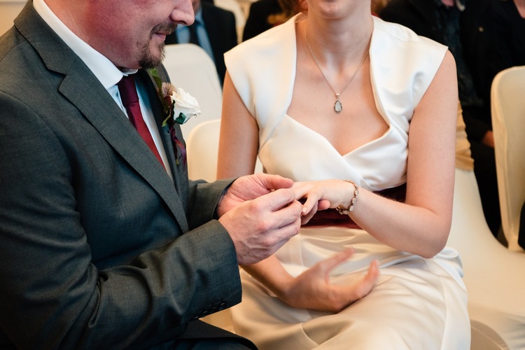 Hands Bride Groom Huddersfield Rings