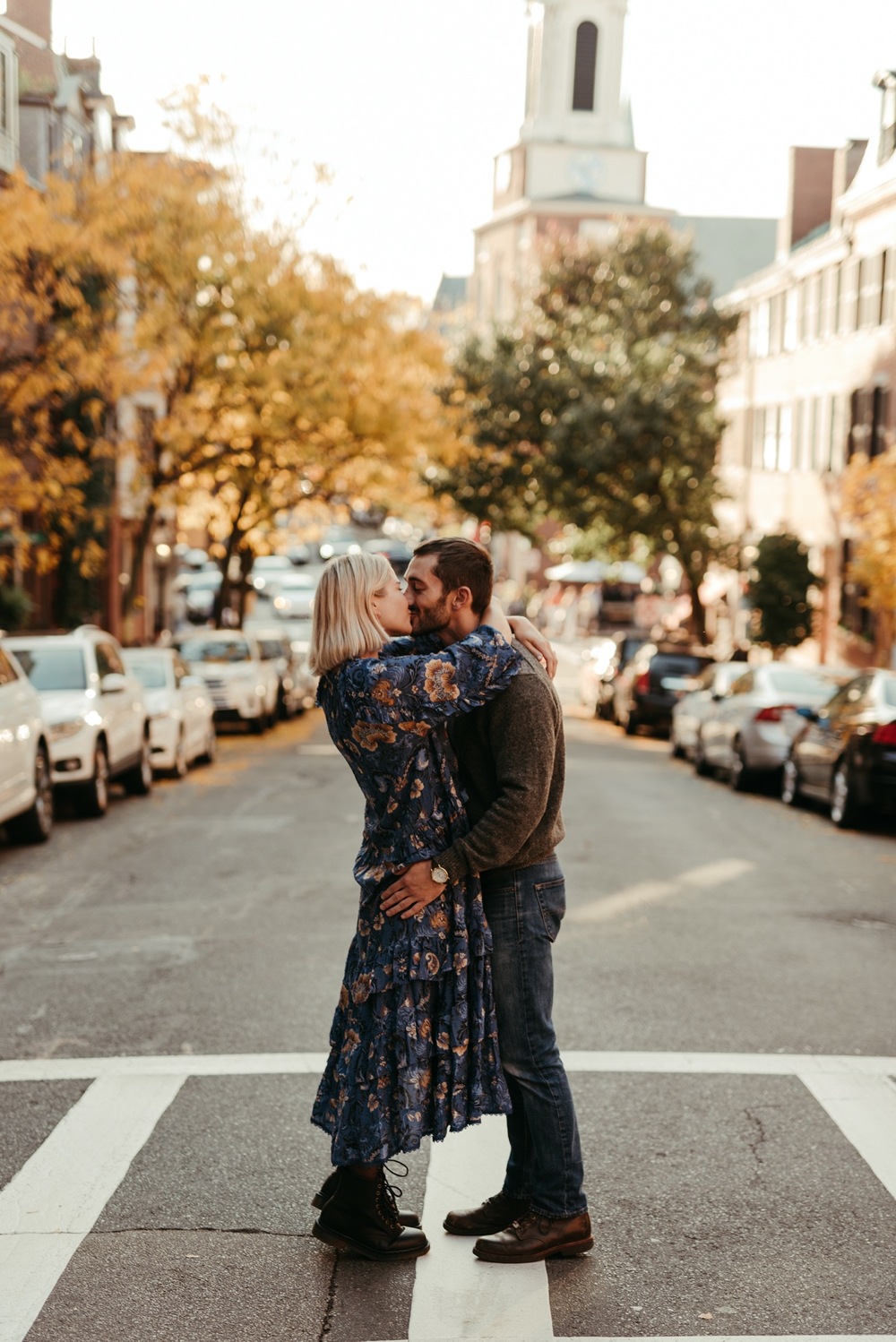 BEACON HILL BOSTON ENGAGEMENT SESSION