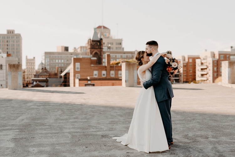 Industrial Wedding At Arbor Loft Logan Makenzie Beanart