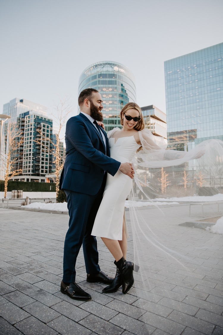 Samuel + Samantha | Fan Pier Engagement | Boston, MA  Move Mountains Co.