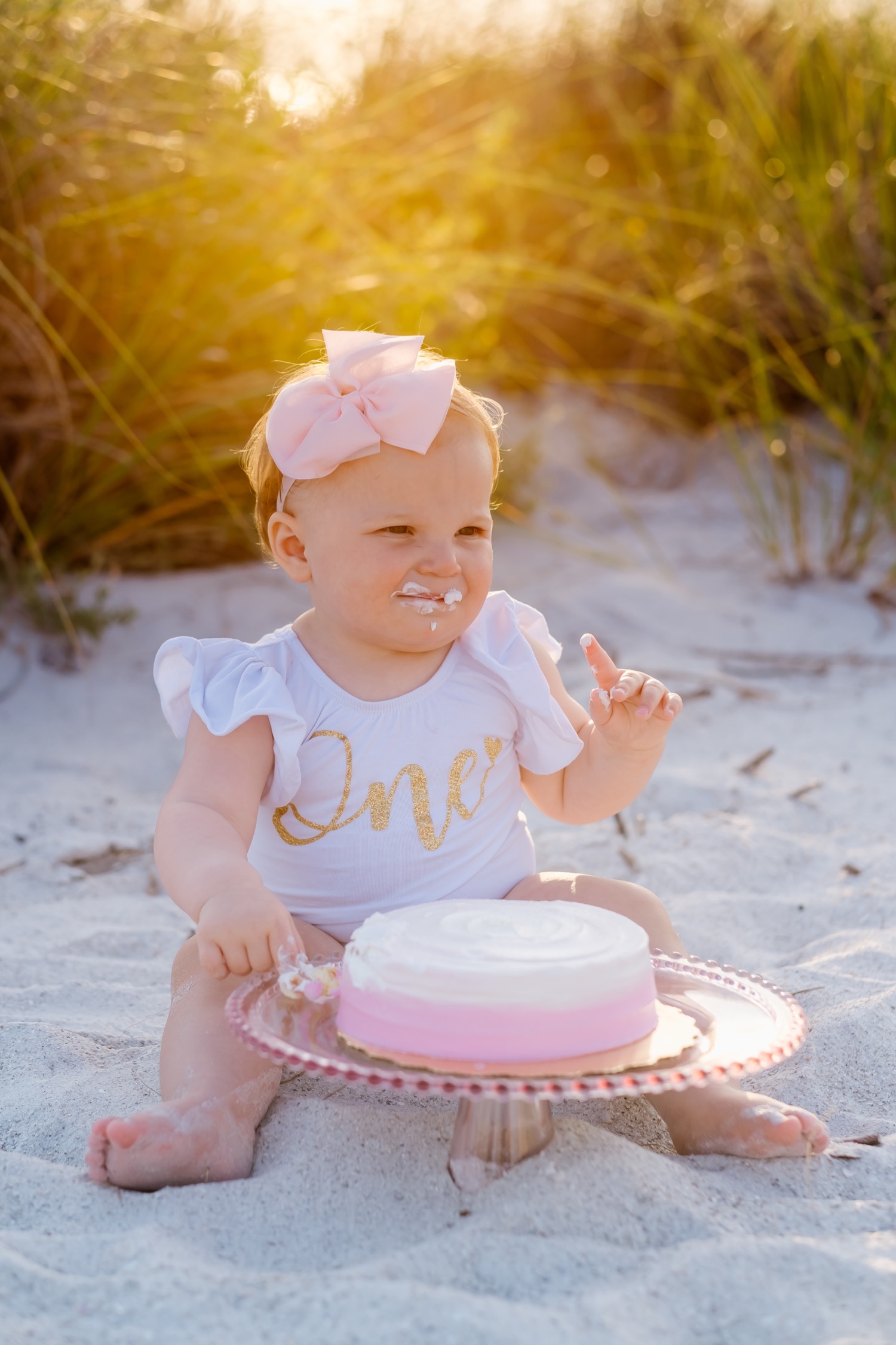A Cake Smash on the Beach | First Birthday Photographer — Family and  Newborn Photography Long Beach, NY |Teresa Geraghty Photography