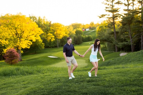 Golf Course Engagement Session Blog Moments By Lauren