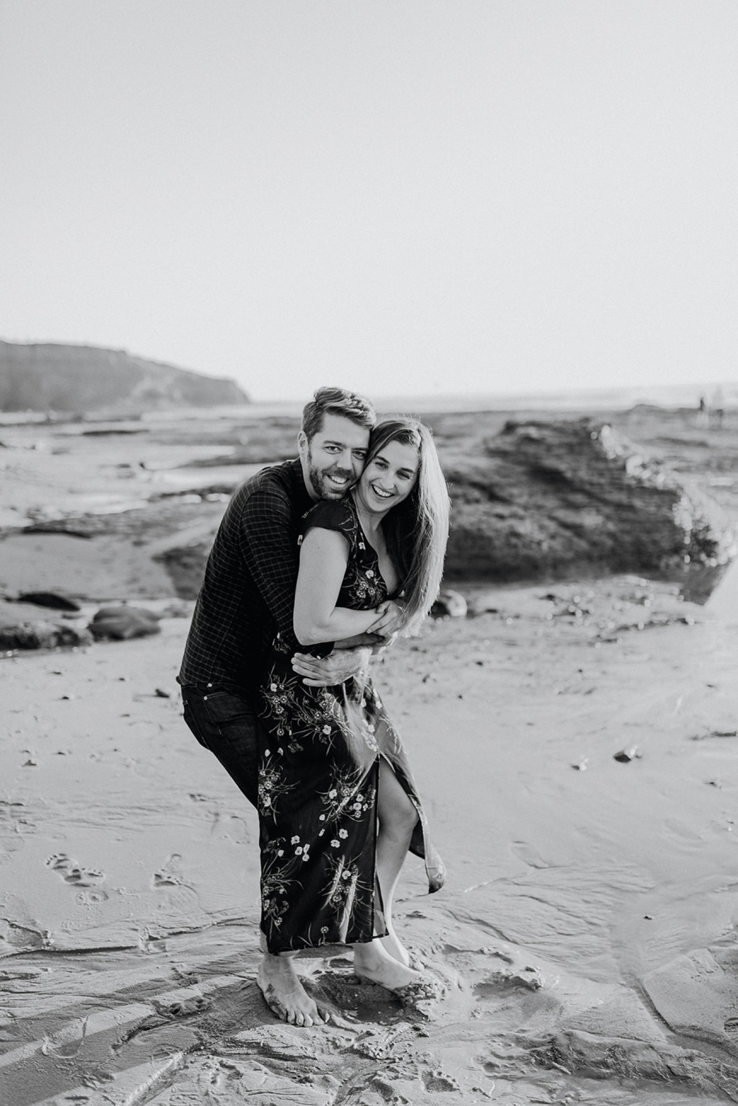 Honeymoon Inspired Couple's Beach Session - Costola Photography