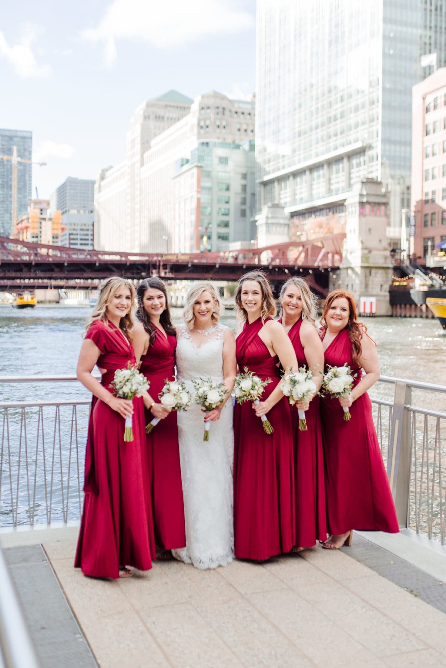 chicago red dress party Carolyn and Dave's Fall Downtown Chicago Wedding - Nashville Wedding  Photographer Blog