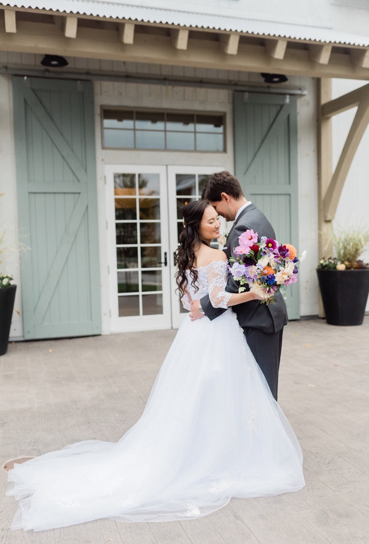 Jewel Tone Briar Barn Inn Wedding Rowley Ma Marcela Plosker