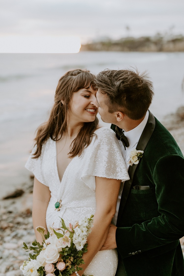 Intimate La Jolla Wedding | Krysti + Ricky - Beba Vowels