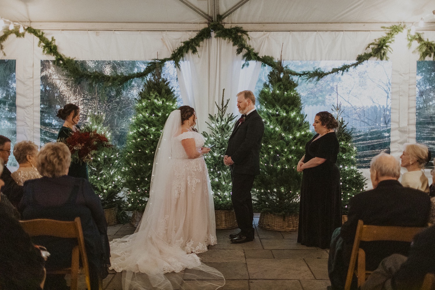 Festive Winter Wedding at The Red Fox Inn