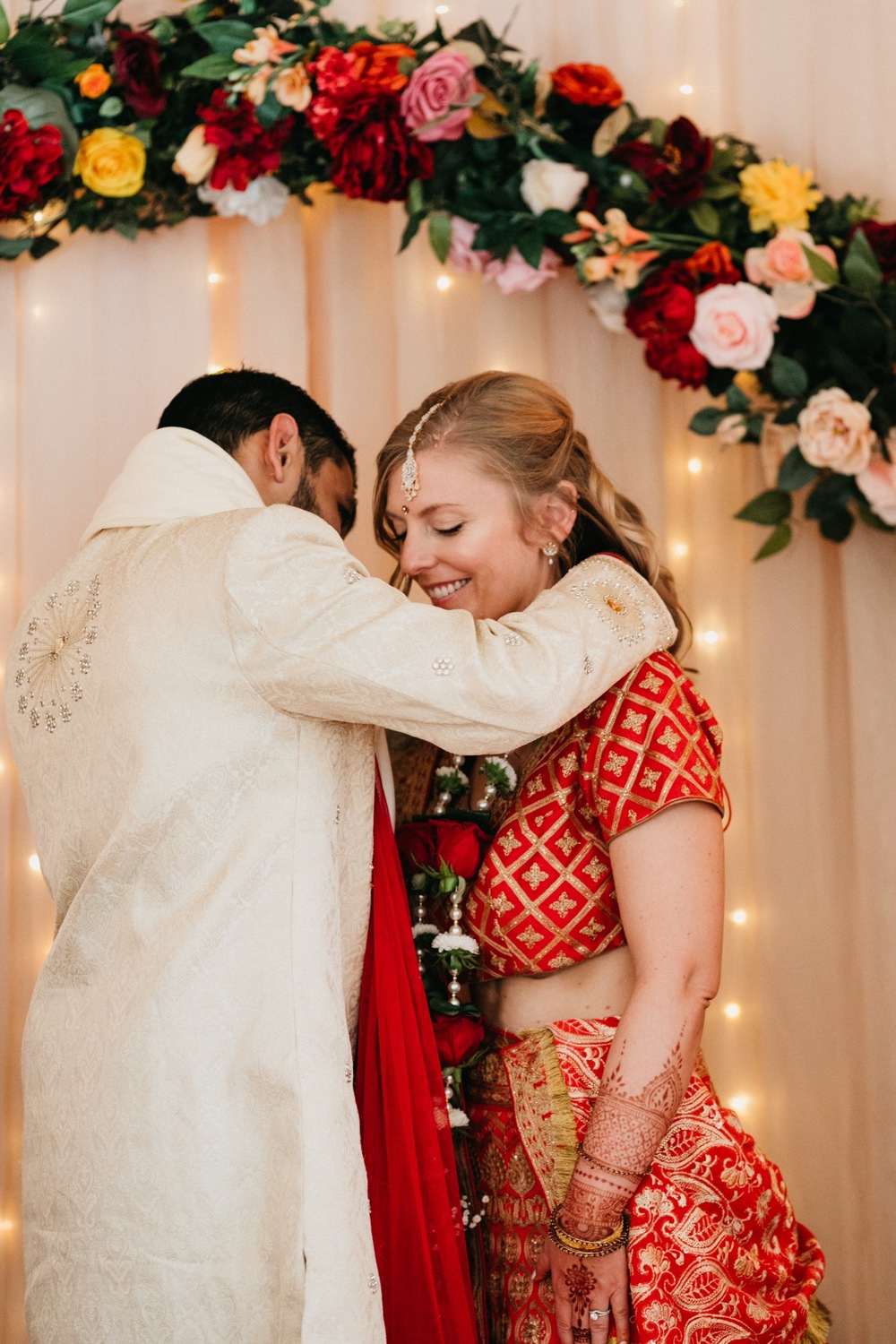 Indian wedding garter toss.   @kismeteventsinc