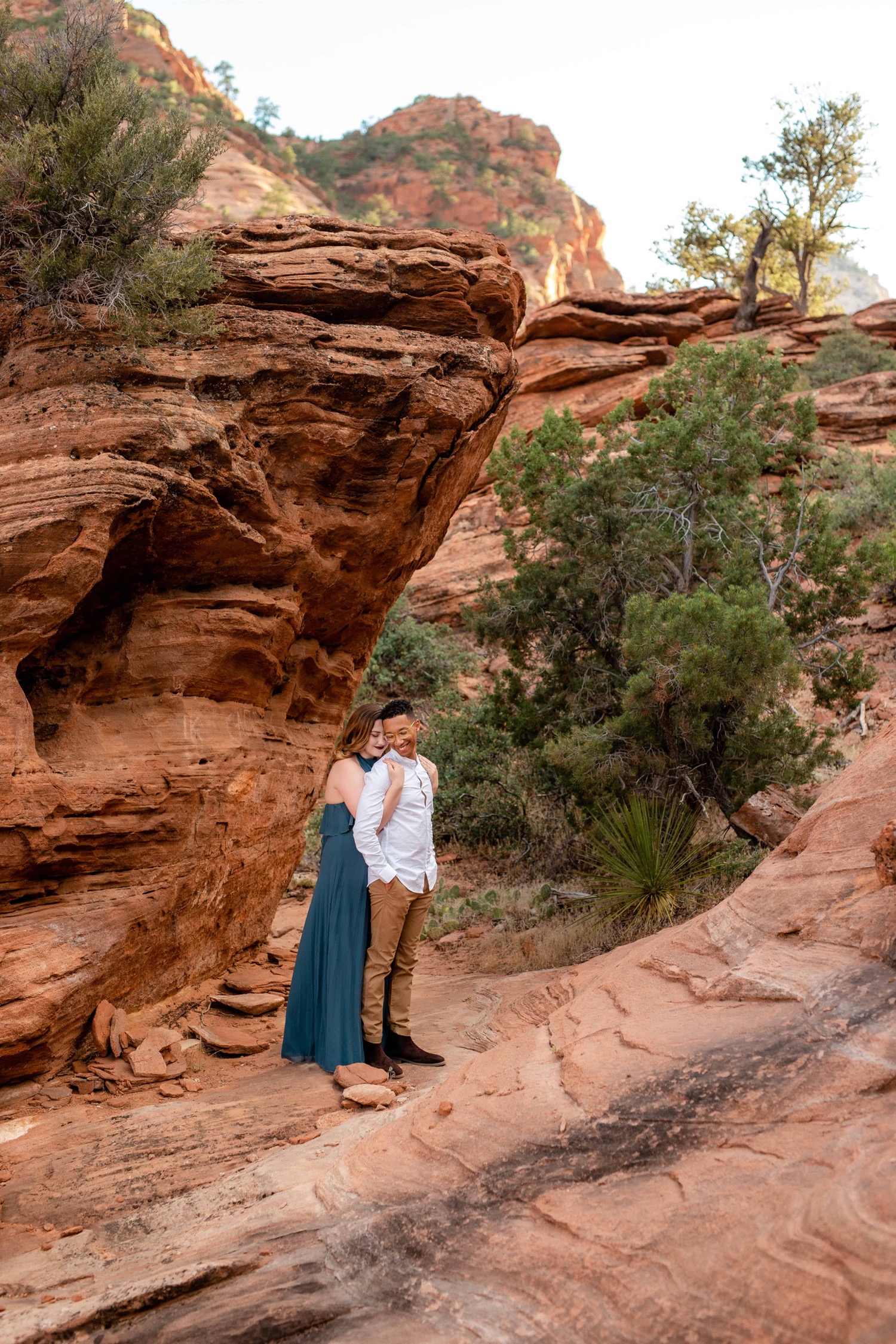 Karen and Lori's anniversary photos at Papago Park