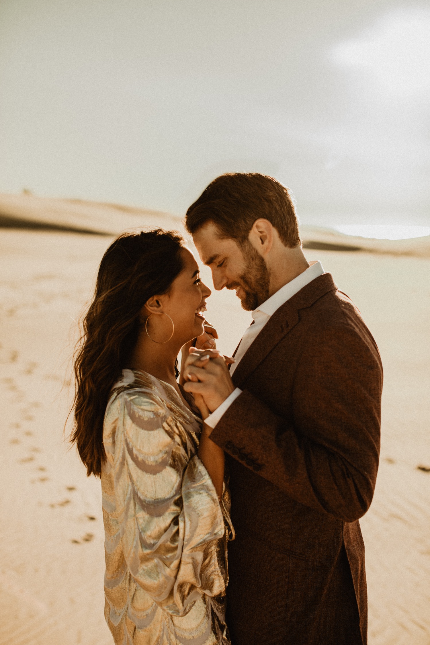 Sand Dunes Engagement | Gary + Kathleen  mollygrunewald.com