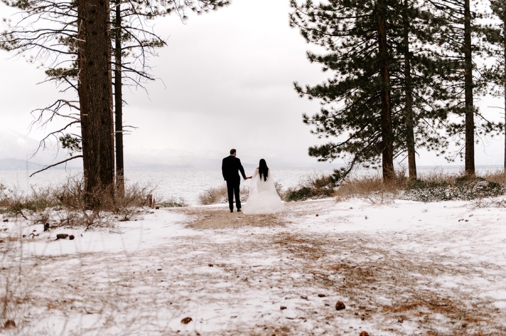 Winter Snow Wedding At Lake Tahoe Studiophosart