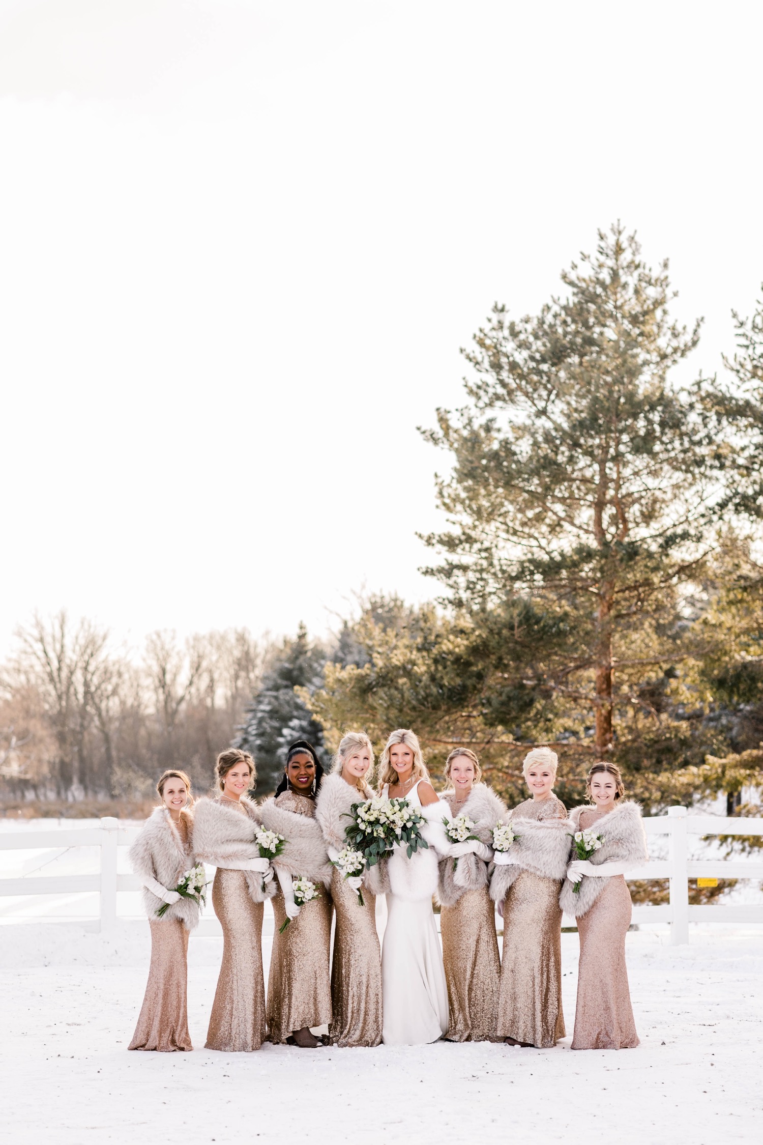 Jen & Vinny's Glamorous Winter Wonderland Wedding – Ling's Moment