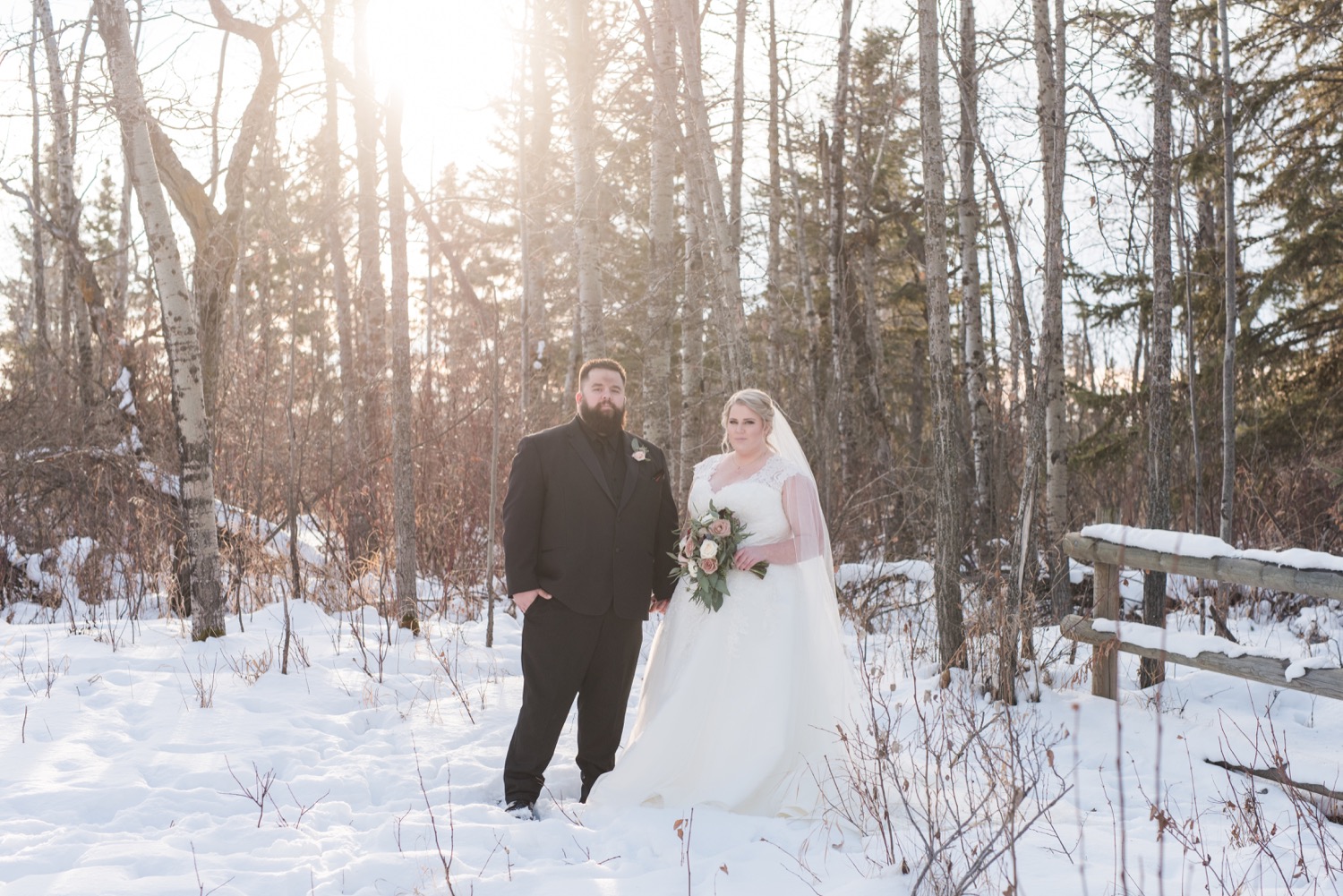 Outdoor Winter Wedding - Lynley & Chris