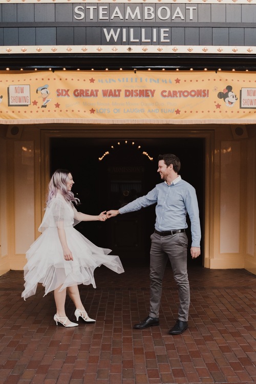 Magic at the Paseo - Amanda and Matt's Whimsical Wedding - Engaged