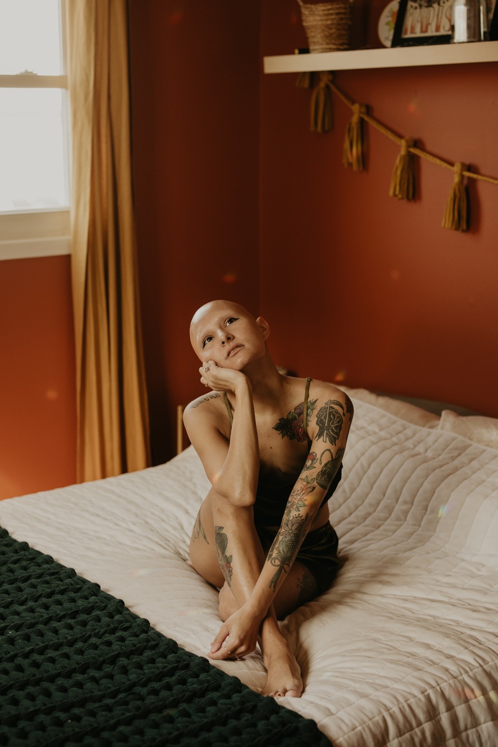 Deb's Self-loving Boudoir Portraits Celebrating her Mastectomy