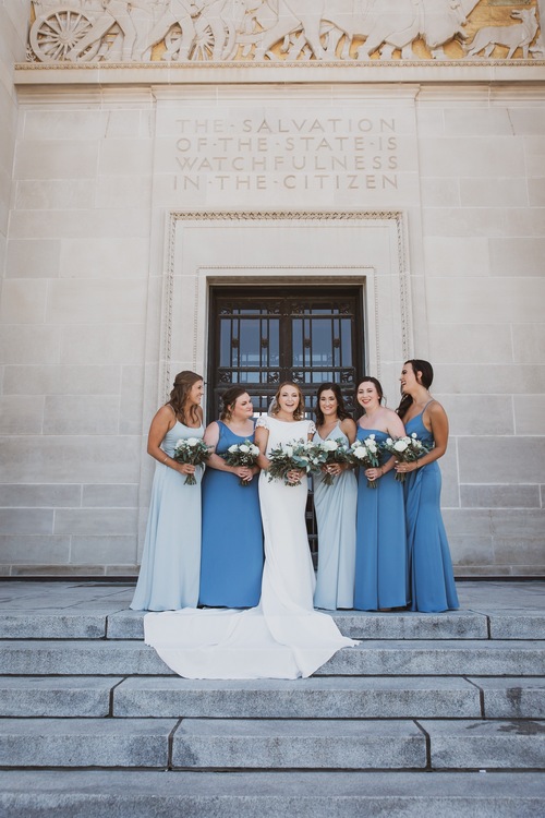 wedding rehearsal dress bridesmaid Mismatched Bridesmaid Dresses