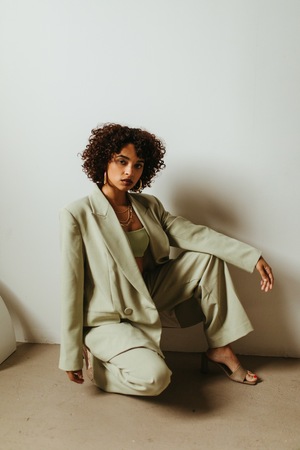 Editorial Portrait Session featuring the Sage Green Suit of My Dreams ...