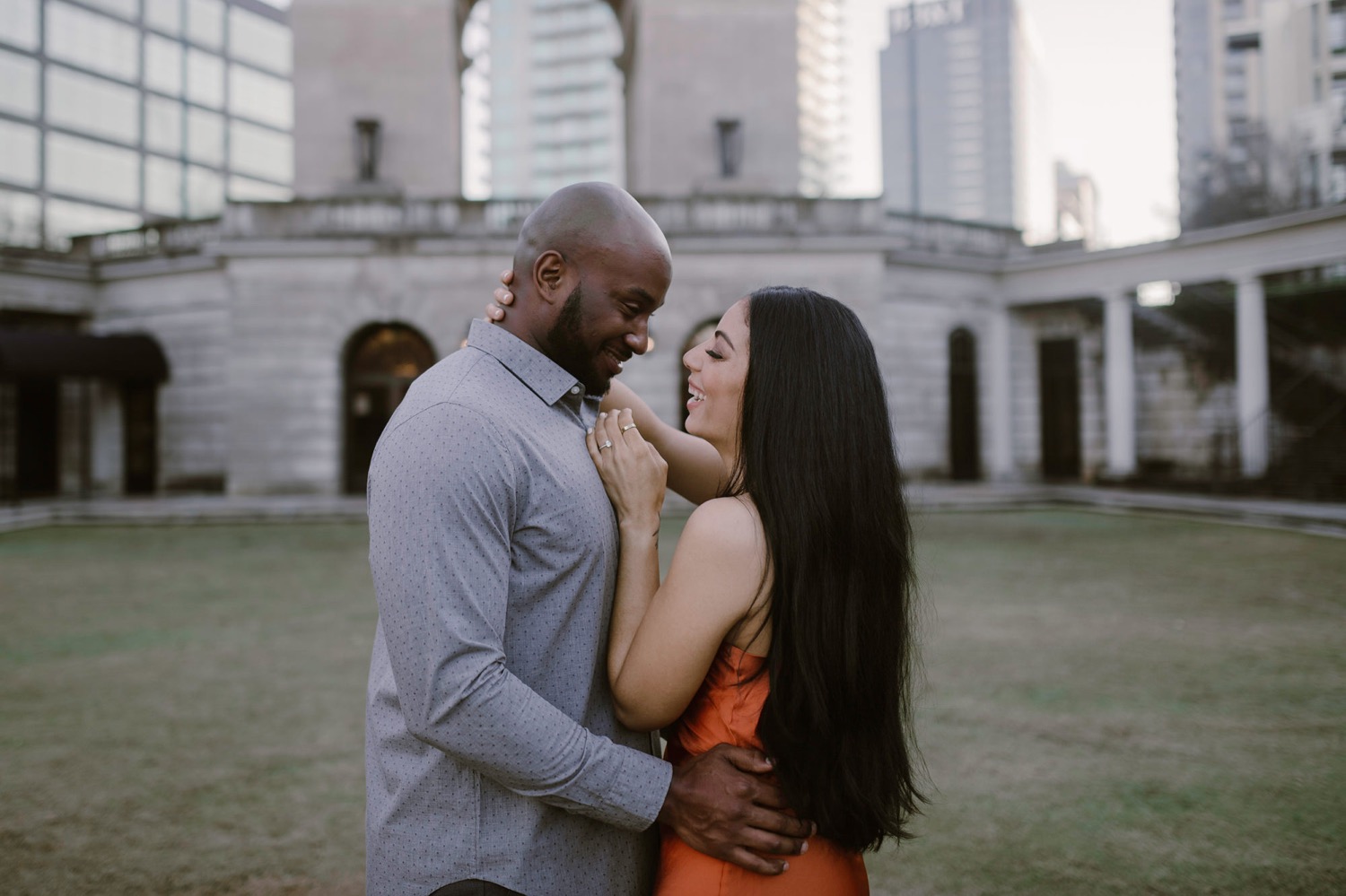 Atlanta Elopement Photographer  Millennium Gate Museum Wedding