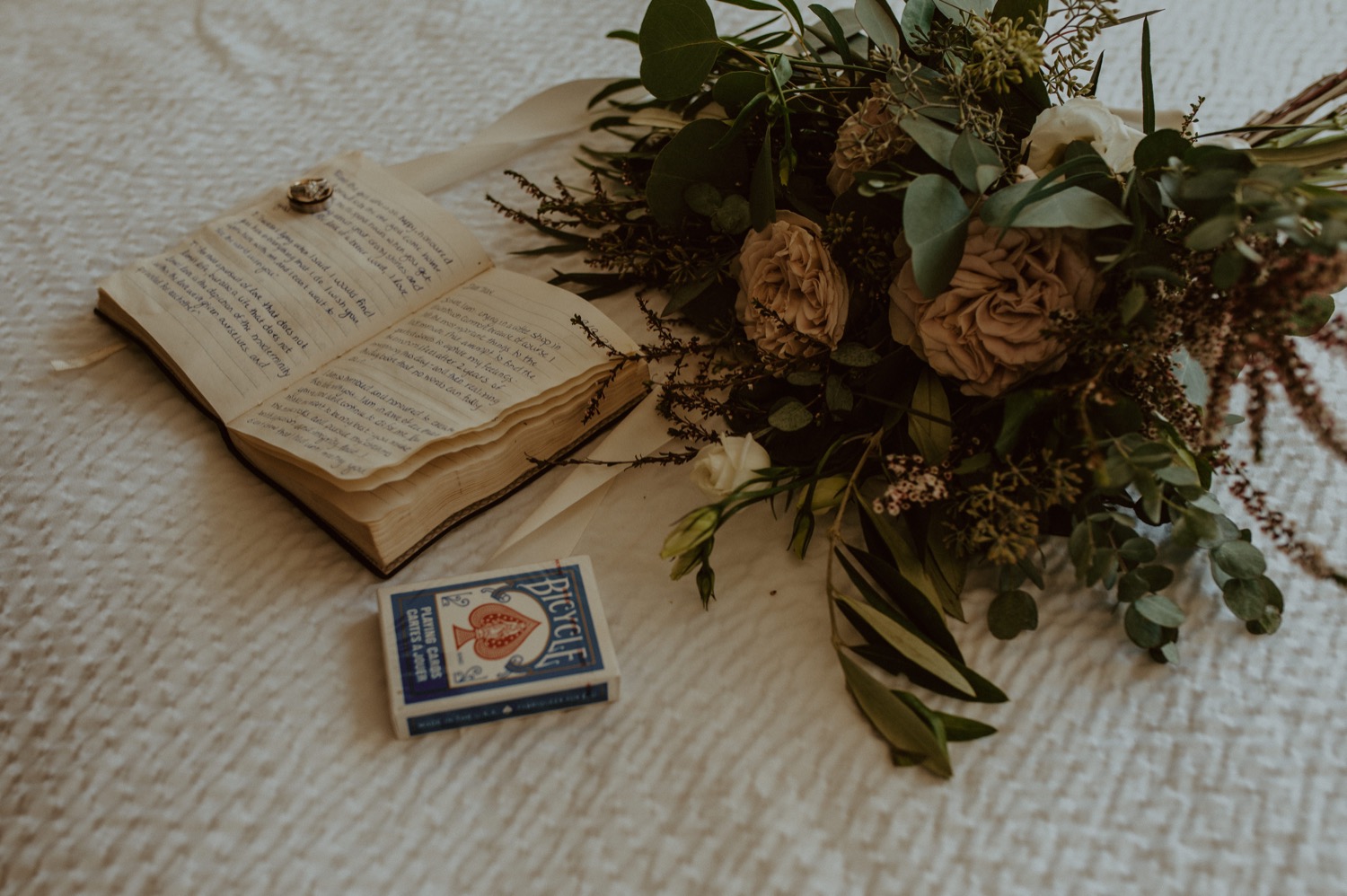 Details and accessories included for a mountain elopement in Alberta Canada