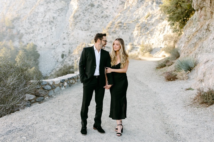 Emily + Steve: Angeles Crest National Forest Formal Engagement Session   Vanessa Todd Photographer