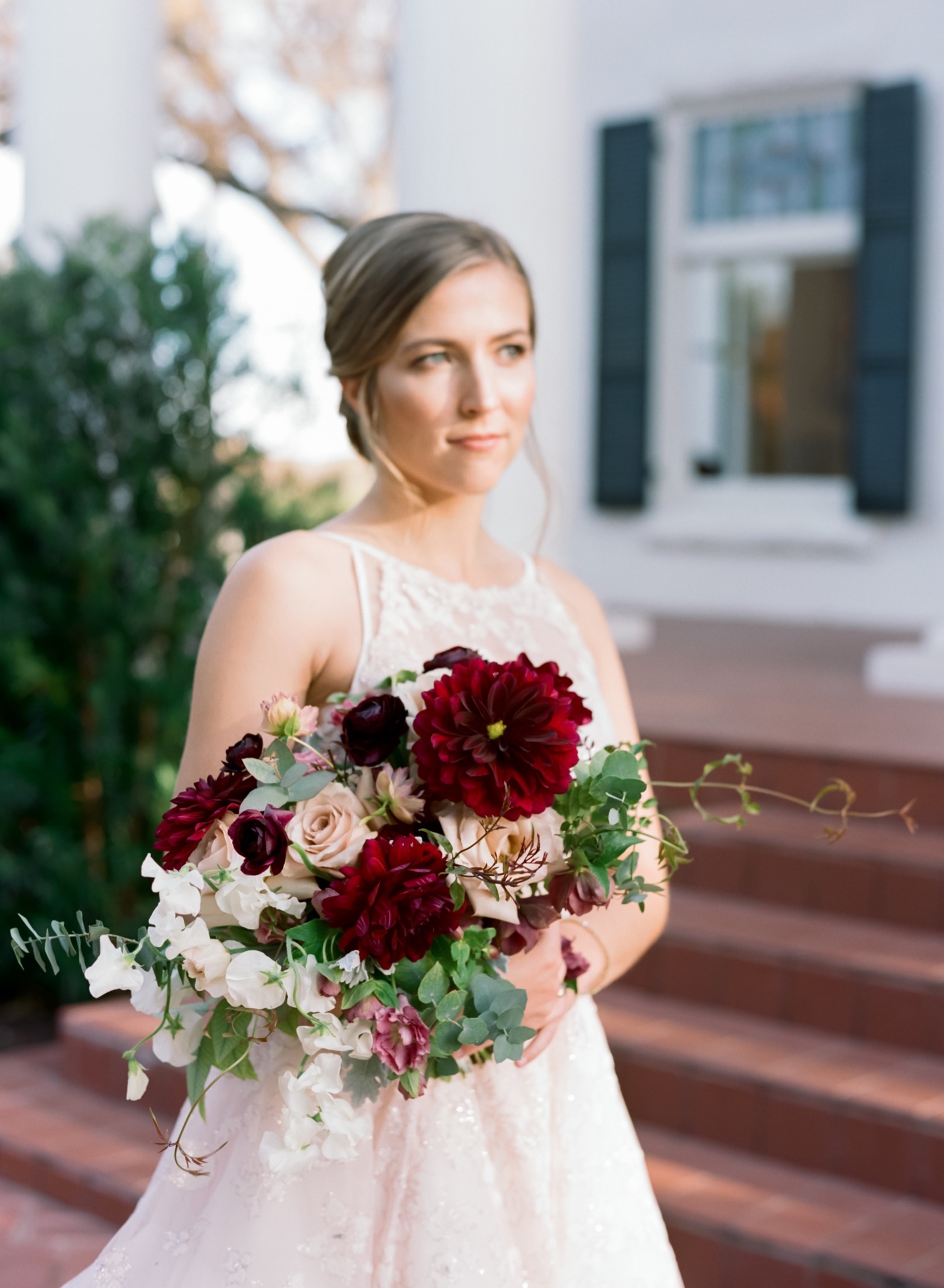 Romantic Styled Wedding at Woodbine Mansion - Good Seed Floral