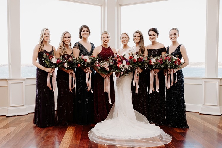bridesmaid dresses newport Classic, Beautiful Newport RI Wedding at OceanCliff  Artistic Blossoms