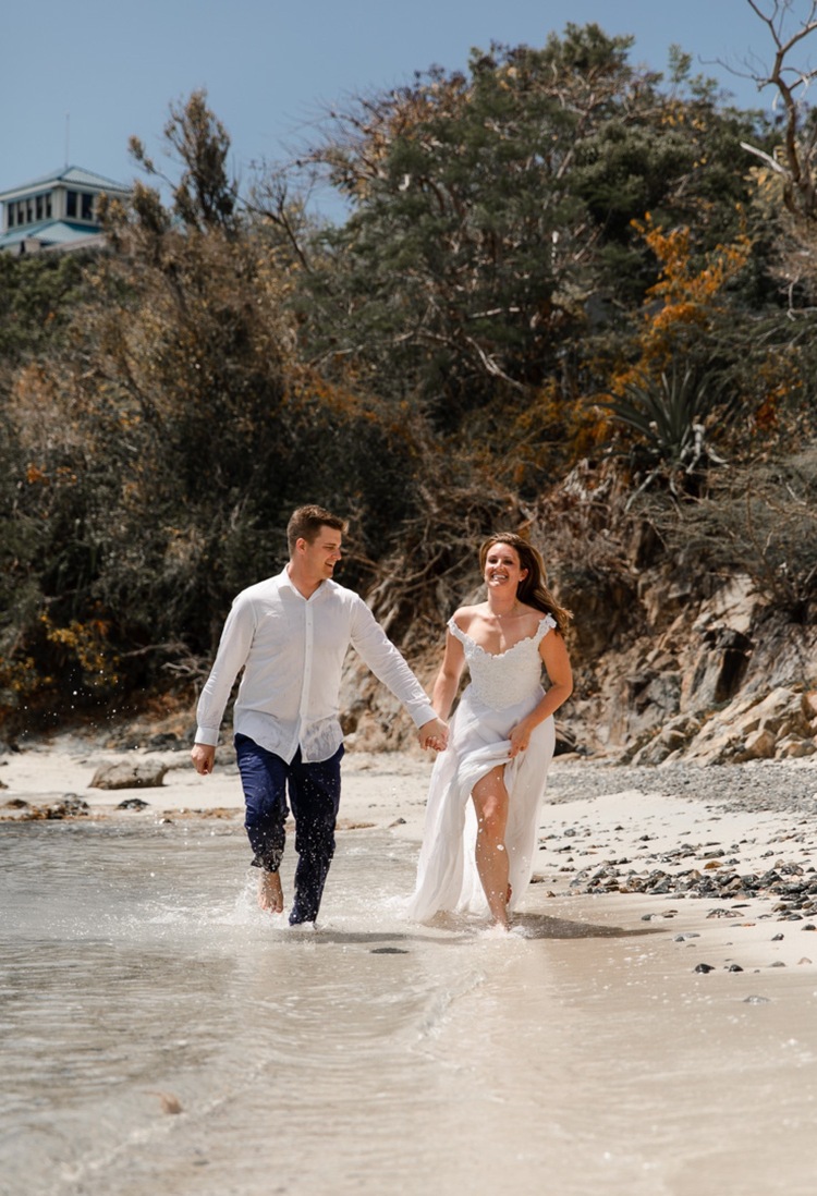 Us Virgin Islands Trash The Dress Destination Elopement Photographer Kelsey Converse