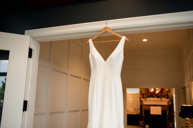 chinese dress ladies Ivory A-Line Deep V-Neck Backless Long Wedding Dress with Lace Ivory / 18