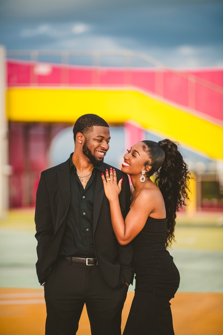 Choumate & Berthony Engagement Session at The Miami Design District -  Cortiella Photography